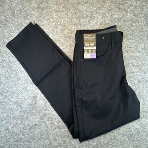 Weatherproof Vintage Men's Black Size 30 x 32 Tech Pants Flex Waist